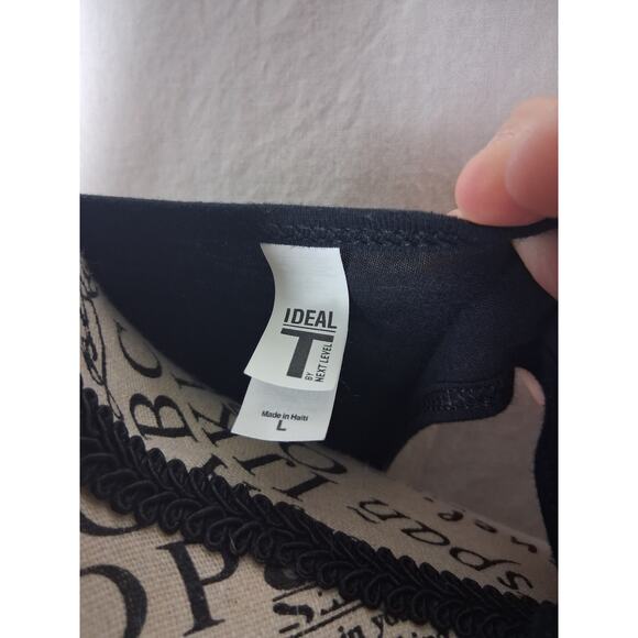 Next level Apparel black tank Top Size large nwot Women's - Picture 3 of 3